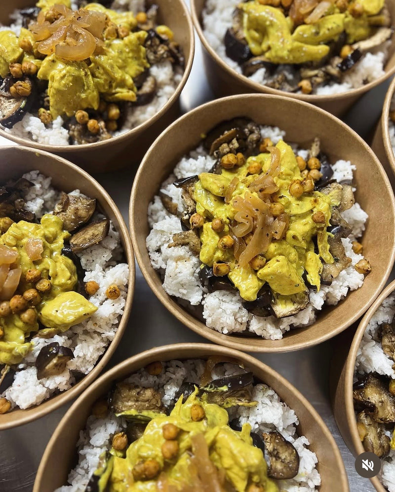 Curry de pois chiches et légumes au lait de coco