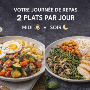 Formule minceur 40 PLATS (10 plats par semaine)