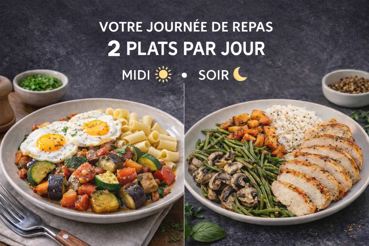 Formule minceur 40 PLATS (10 plats par semaine)